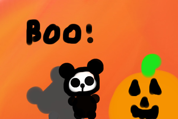BOO! im a panda!!! rawr