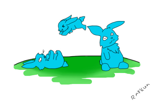 Blue Bunny Lines :3