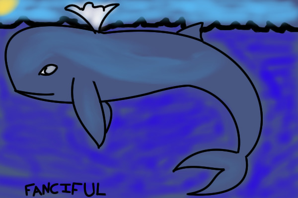 Whale taking a Breath