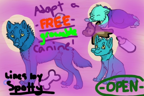 Adopt A Free Growable Canine! -OPEN-