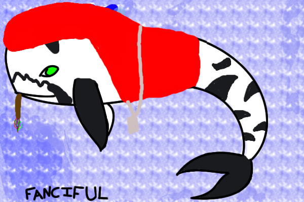 Karmen as a whale.