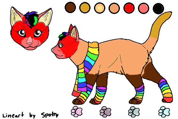 Chippy, The Rainbow cat