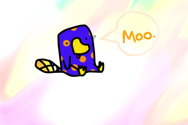 Platypus says: Moo.