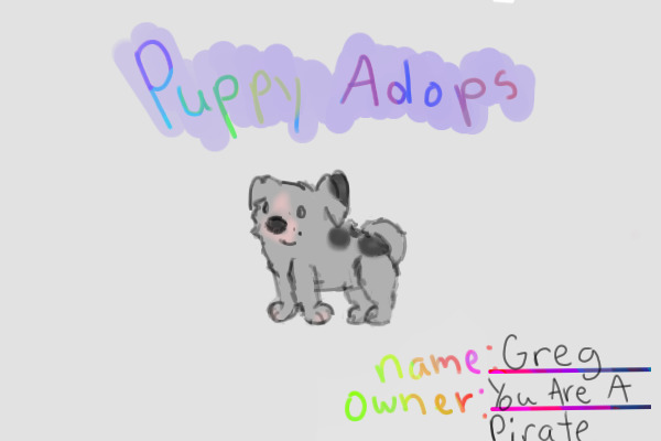 Adopt me! Premade Puppy 1