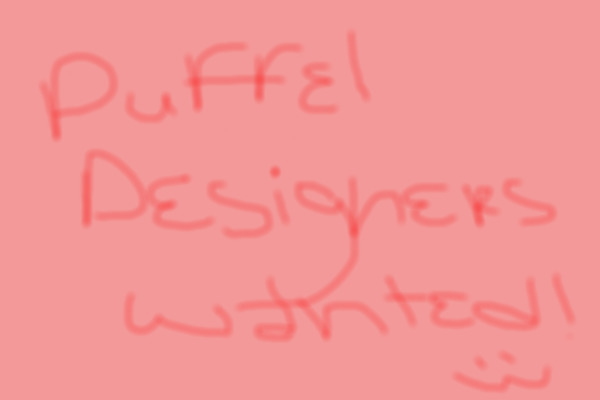 Puffel Designers Wanted :3