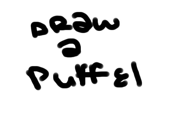 Draw a Puffel Contest :D ((Real Drawing of the Puffel up))