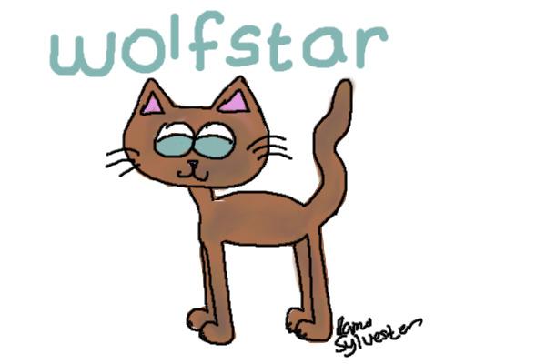 Wolfstar with Writing