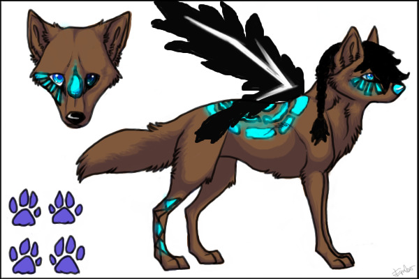 Blue Aztec worrior