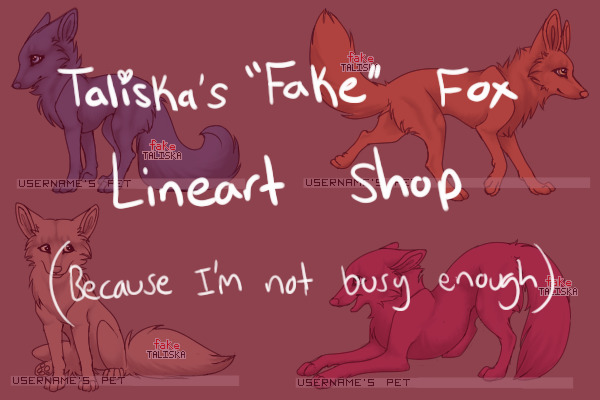 Taliska's "Fake" Fox Shop [CLOSED!]