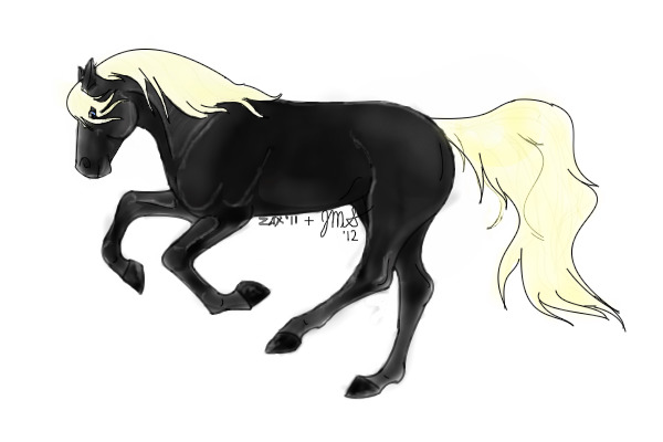 Colored in Horse