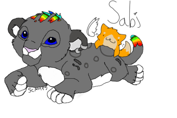 Sabi As A Cub <3
