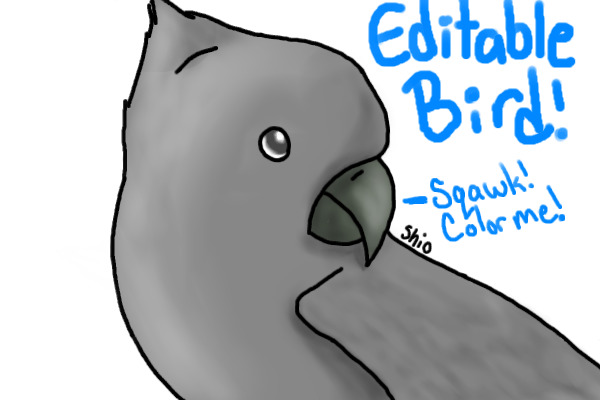 Editable Birdie!