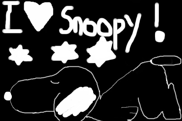 My version of I <3 Snoopy
