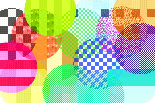 Colorful Patterned Dots