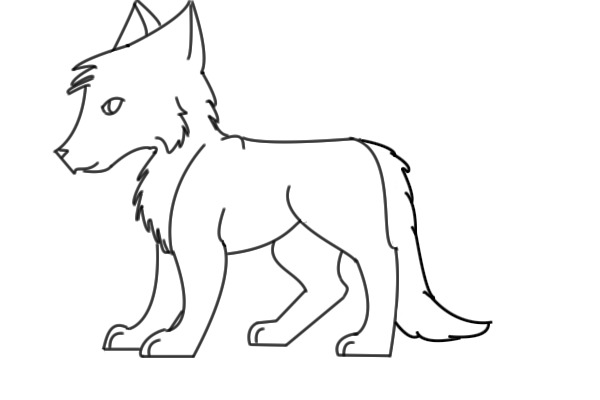 Looks like a wolf to me, sorta. or maybe a panther. Hmm...