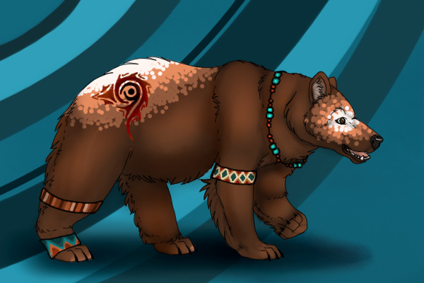 tribal bear