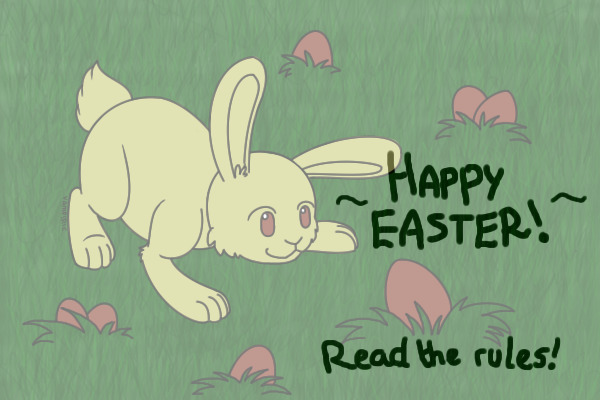 Happy Easter Bunny Editable
