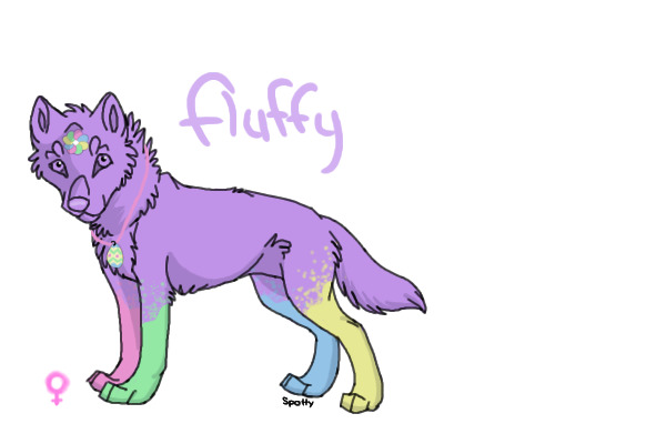 Wolf Pack Adopts -Fluffy