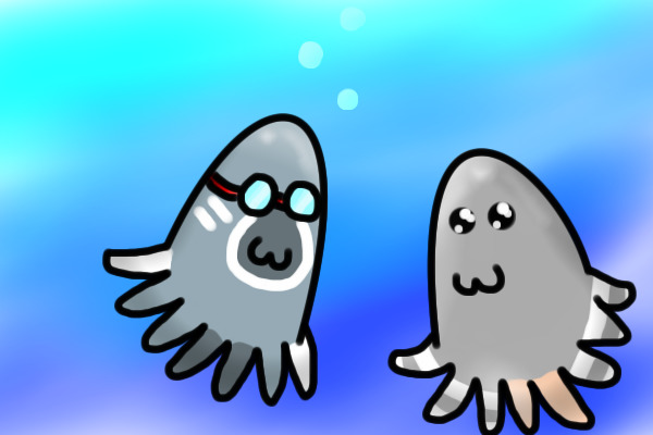 Avian and Totoro...are squids?