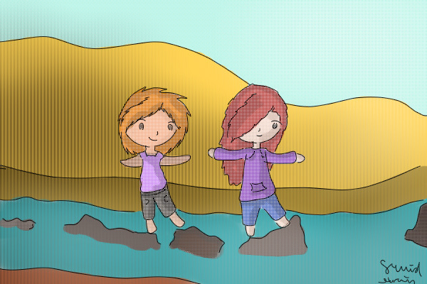 Walking thought rivers