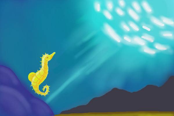 Golden Seahorse: Enchanted