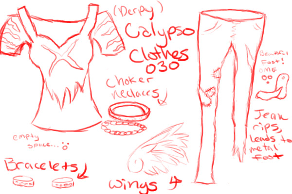(derpy) Calypso clothes! :o