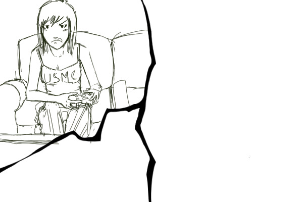 WIP Comic of a friend.