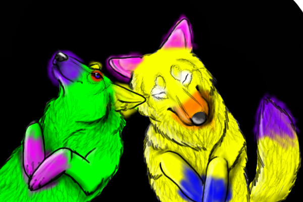 Neon Wolves