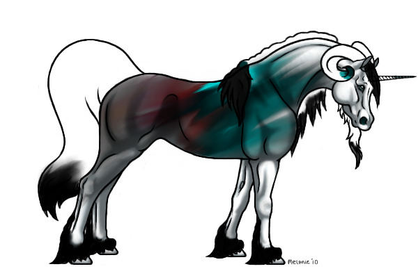 Blue river horse!