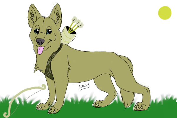 Legolas Greenleaf, in dog form