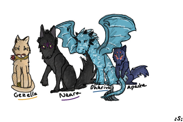 The Fantastic four? [Gift for Neara, Pan, Lilian and apache]