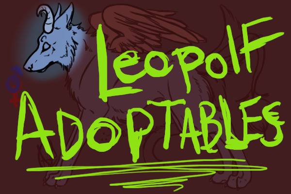 Leopolf Teen Adoptables|| Looking for Artists again!