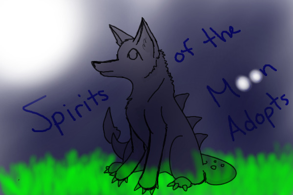 The Spirits of the Moon Adopts (Dragon/Dog hybrids)