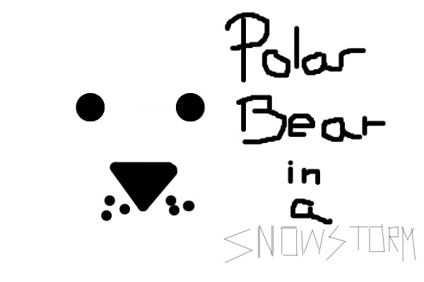Polar Bear in a Snowstorm