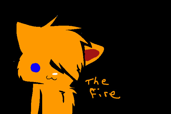 the fire