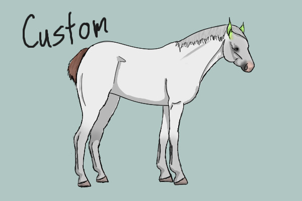 Custom Horse for whiteclan