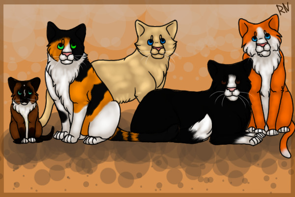 Me and Friends as cats