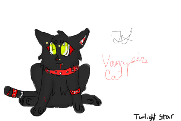 Vampire cat :3