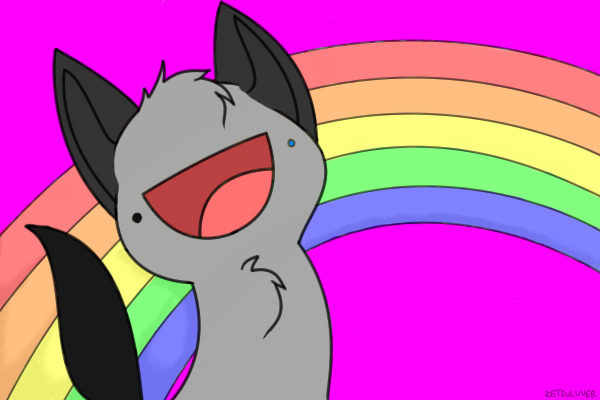 Derpy Dain likes Rainbows!