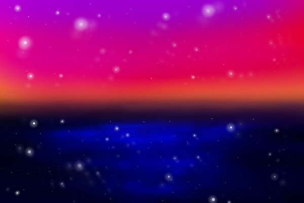 Starlit Sunset