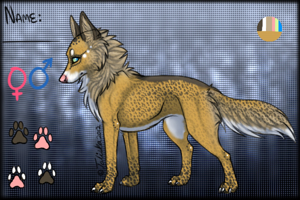 Elemental wolf