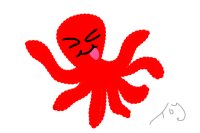 Random Red Octopus