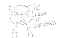 I eated your cupcake