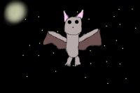 I am a bat, I fly at night