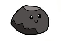 A CUTE ROCK MADE BY ME :D