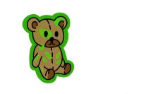 Colored-In Bear