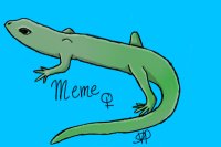 Lizard Line-art for friend