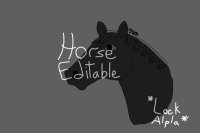 Editable Horse 3