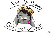 Ain't no bunny got time for that!
