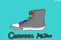 Checkered Converse